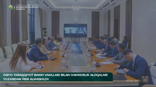 Views exchanged on cooperation with Asian Development Bank representatives