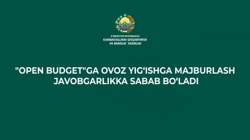 Bugun “open budjet”ga ovoz berish boshlandi
