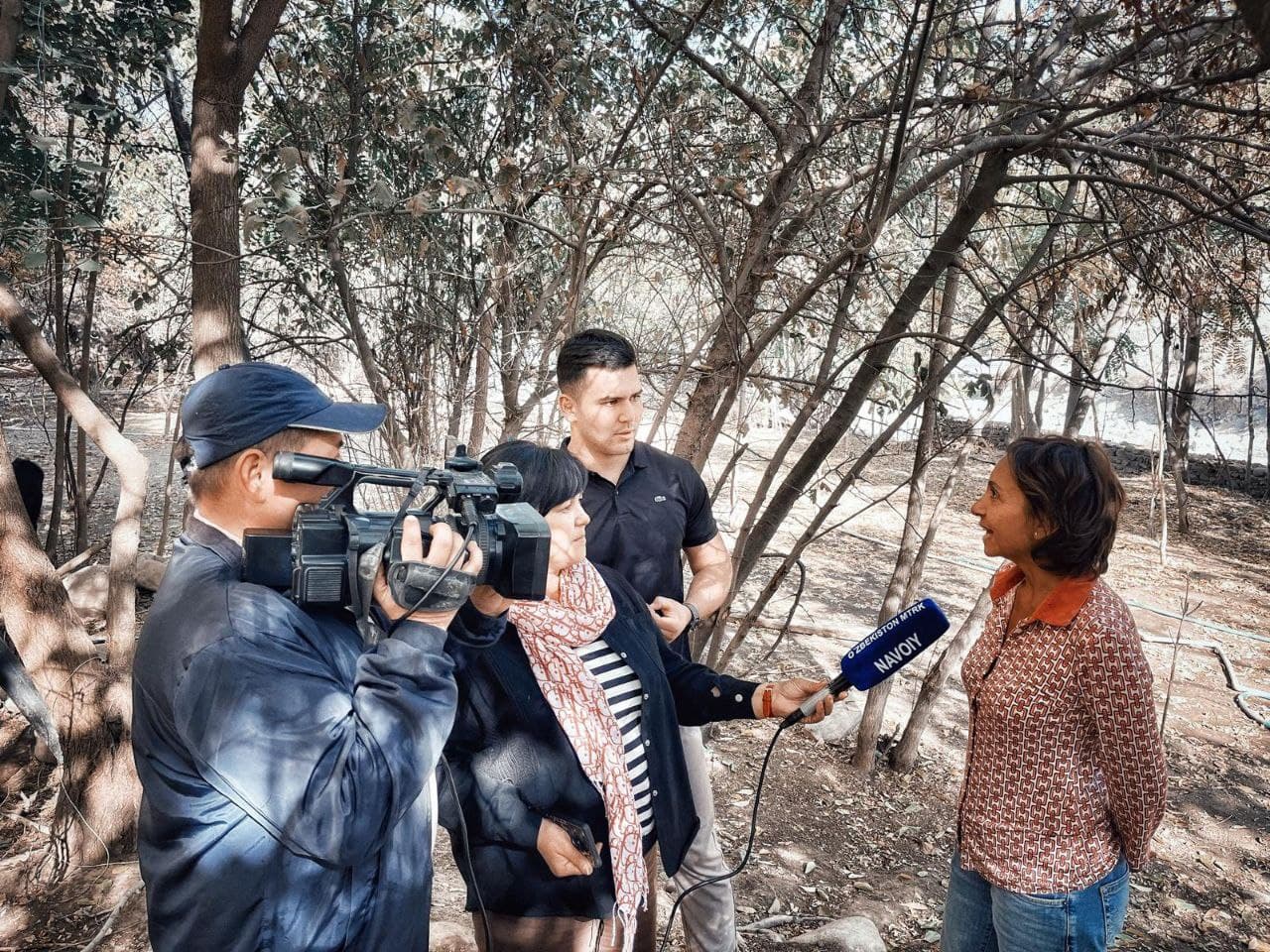 Italian TV channel “Rai 3” creative team in Uzbekistan