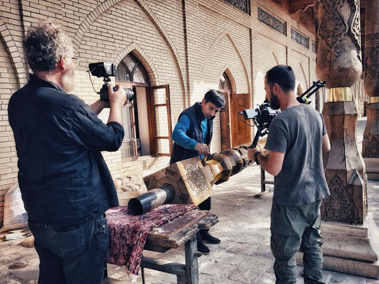 Italian TV channel “Rai 3” creative team in Uzbekistan