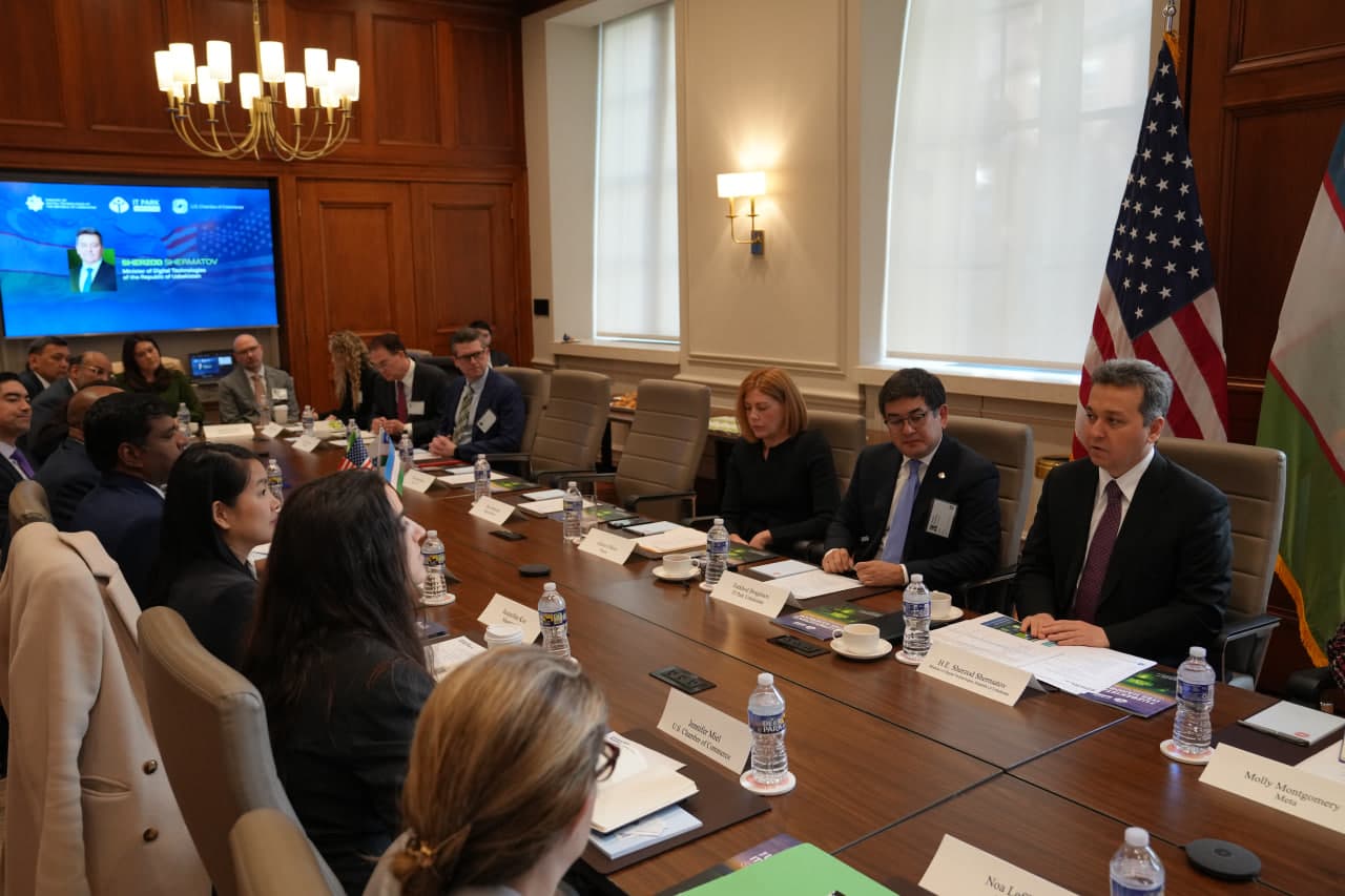Uzbek Delegation Discusses Prospects for IT Cooperation at the U.S. Chamber of Commerce