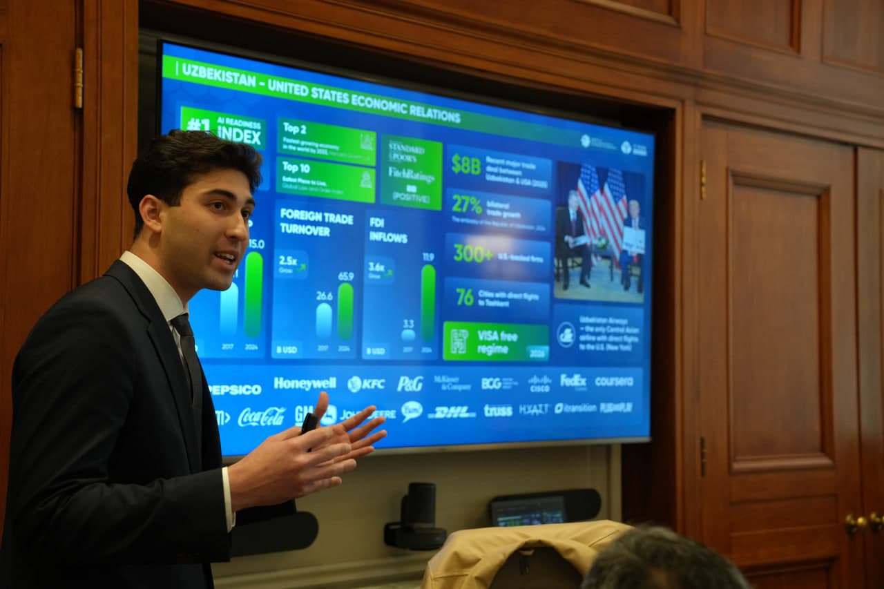 Uzbek Delegation Discusses Prospects for IT Cooperation at the U.S. Chamber of Commerce